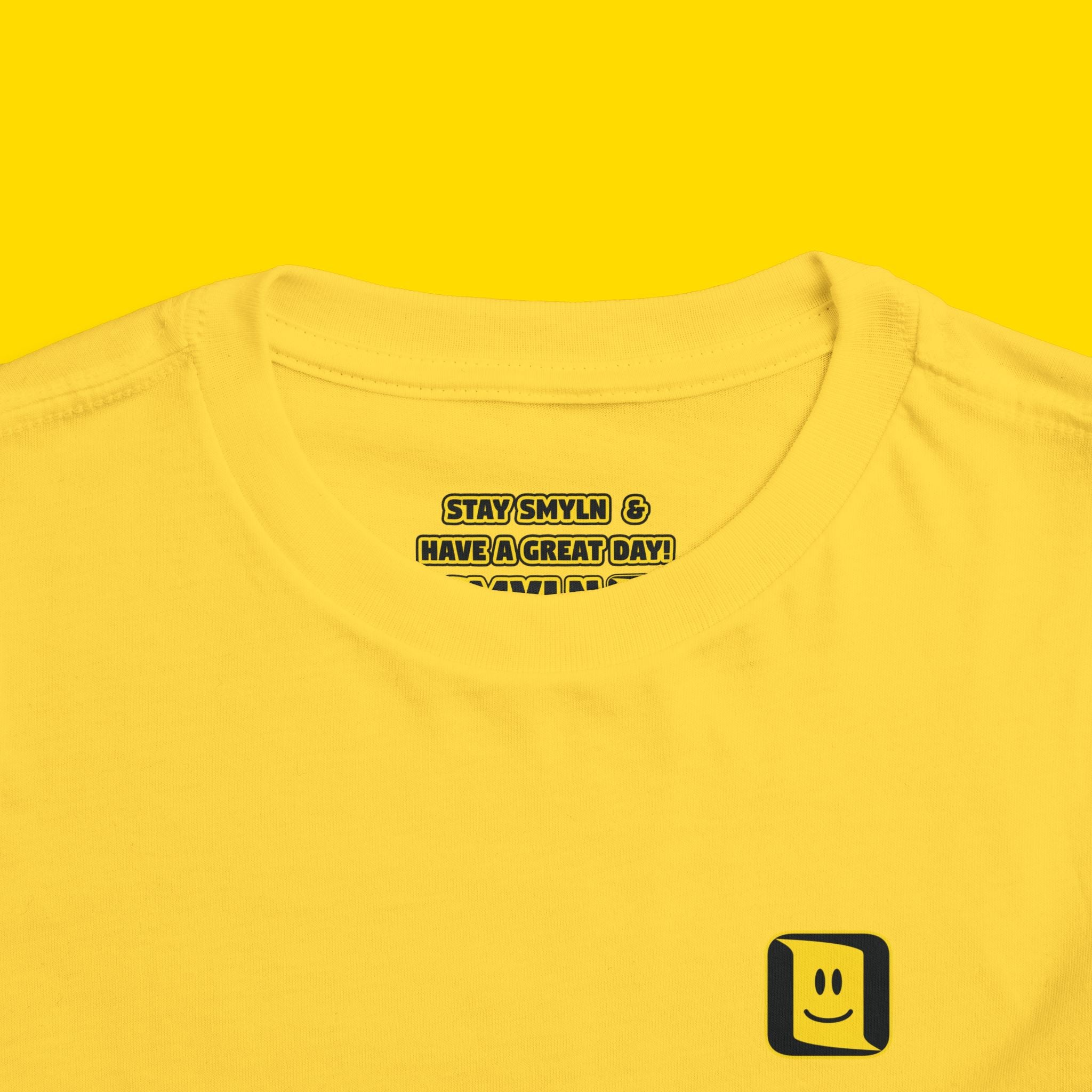 Toddler Short Sleeve Tee - "Smile for Today" Happiness Shirt