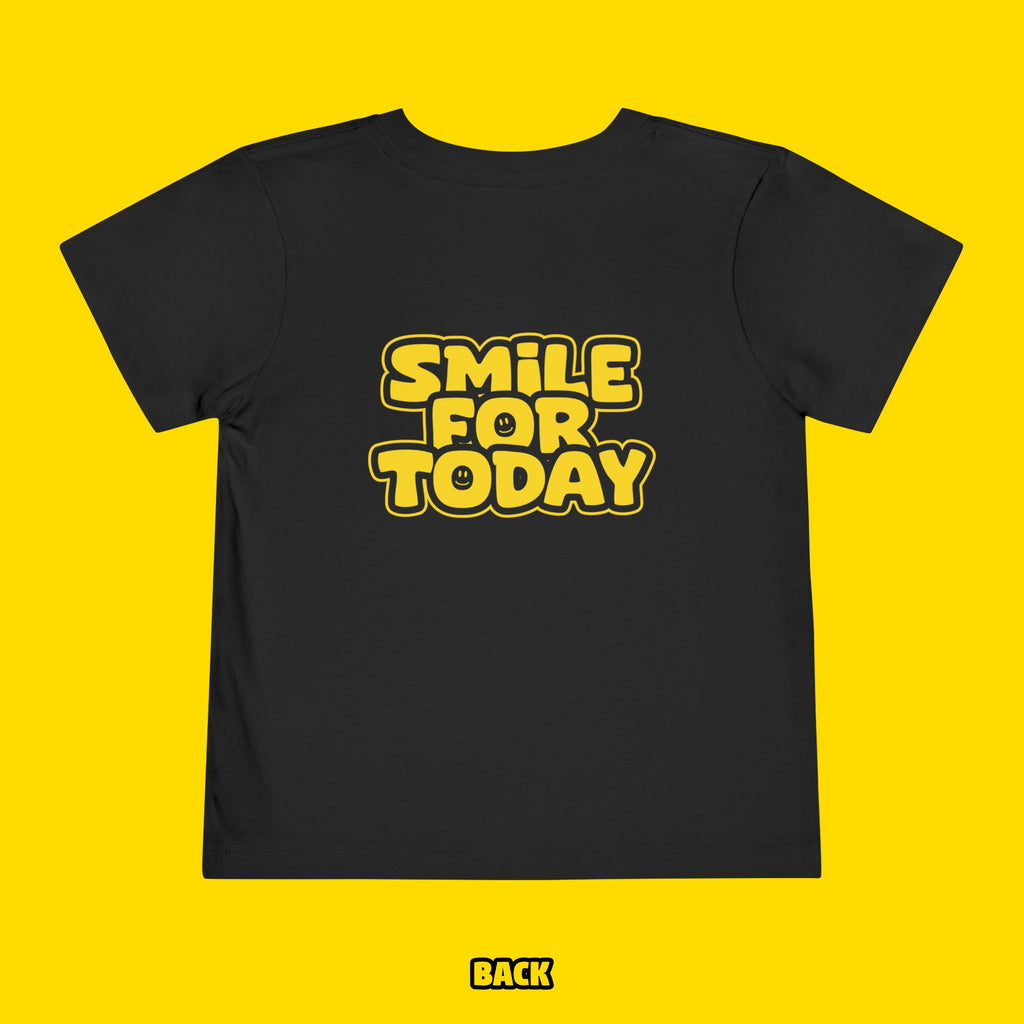 Toddler Short Sleeve Tee - "Smile for Today" Happiness Shirt