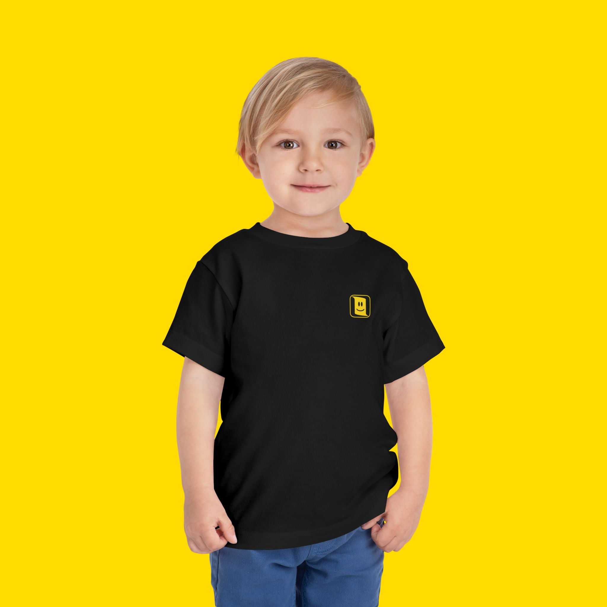 Toddler Short Sleeve Tee - "Smile for Today" Happiness Shirt
