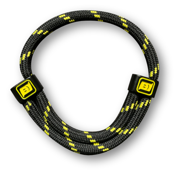 Black & Yellow Stripe Bracelet